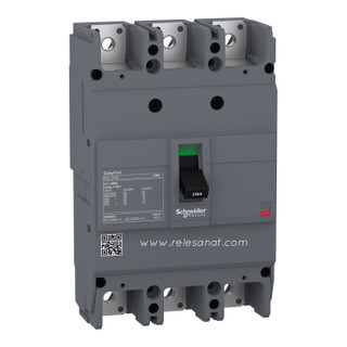 کلید اتوماتیک فیکس ۸۰ آمپر اشنایدر سه پل ۳۶kA مدل EZC100H3080
