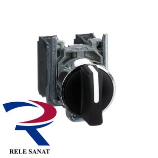 سلکتور سوئیچ فلزی دو طرفه اشنایدر مدل XB4BD33