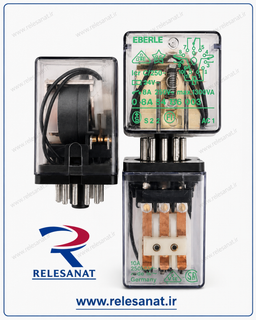 رله شیشه ای ۱۱ پایه ۲۴ دی سی - 11pin elesta